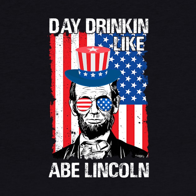 Funny 4th of July Lincoln by Banned Books Club